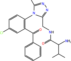 Chemical structure (without regards to geometry)